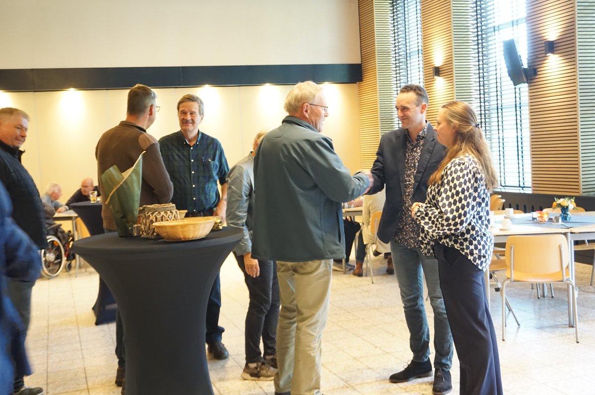 Erg druk bezochte receptie dr Schut / dr Botterblom