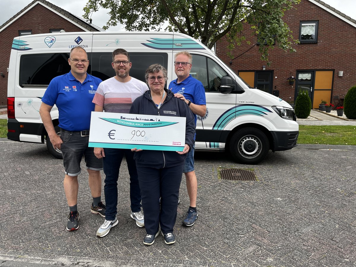 Marc Kampinga doneert aan Wensambulance NN en MDL Fonds