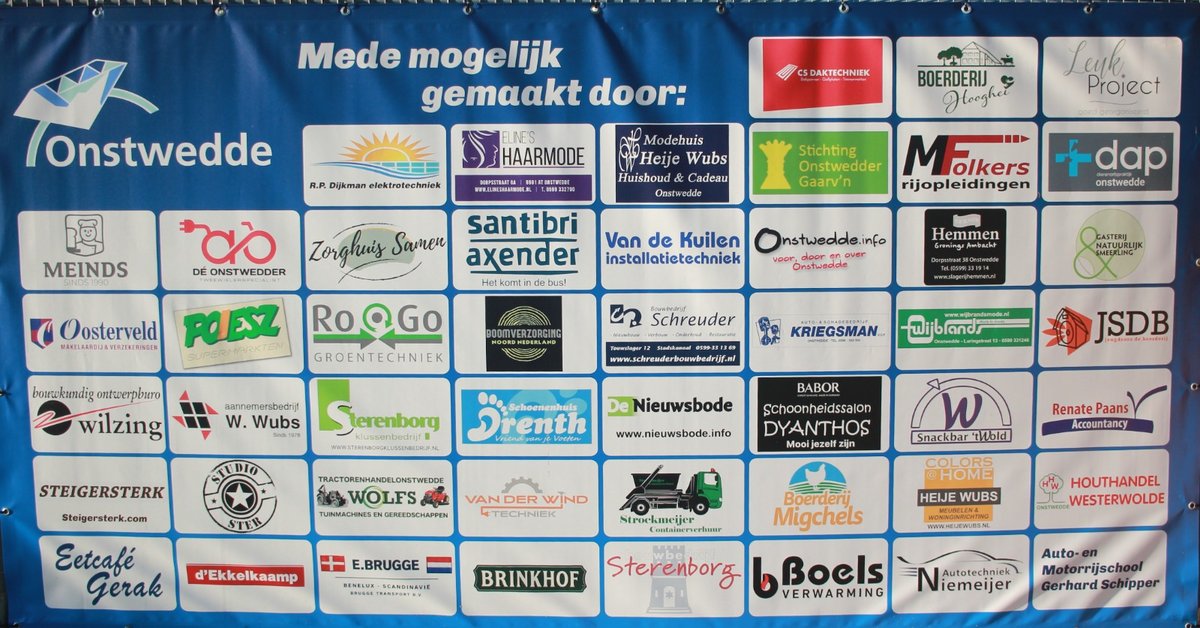 Lokale ondernemers maken Feestweek Onstwedde mogelijk