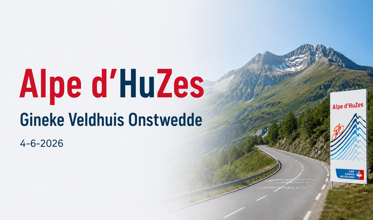 Gineke Veldhuis loopt met UMCG-collega’s Alpe d’HuZes