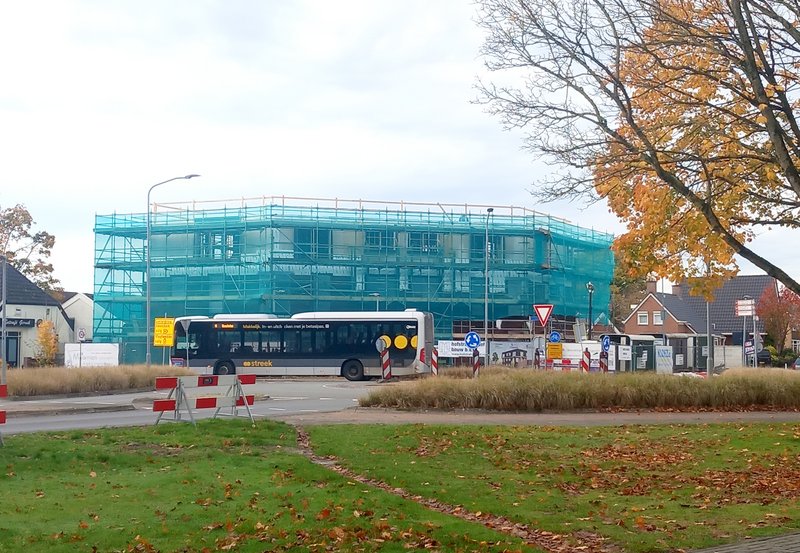 31-10-25 Kroonstee met de zes Appartementen. Foto: Onstwedde.info