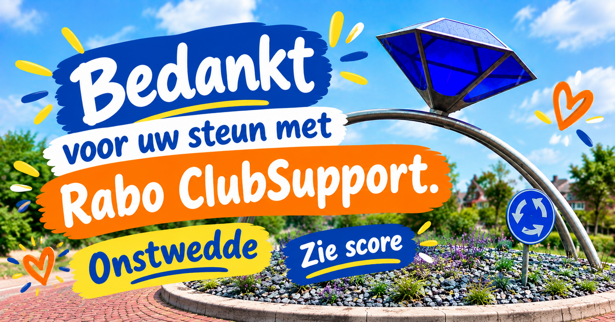 Groot succes voor Rabo ClubSupport Onstwedde - Bedankt!