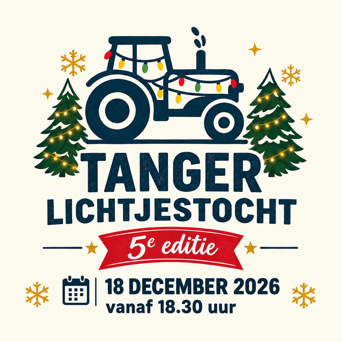Tanger Lichtjestocht door Alteveer-Holte-Onstwedde 18 december