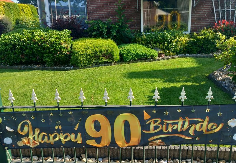 24-06-26 Hiske Boels van de Karskenslaan is 90 jaar. Foto: Onstwedde.info