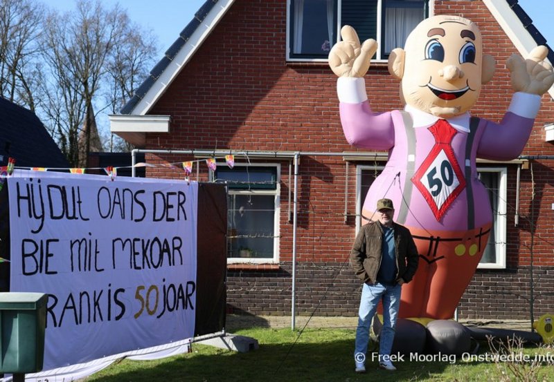 04-03-26 Frank Boels uit de Ganskampen is vandaag 50 jaar. Foto: Freek Moorlag Onstwedde.info