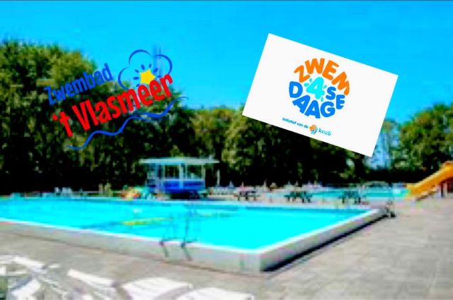 Zwem4daagse in zwembad 't Vlasmeer 23 t/m 27 juni