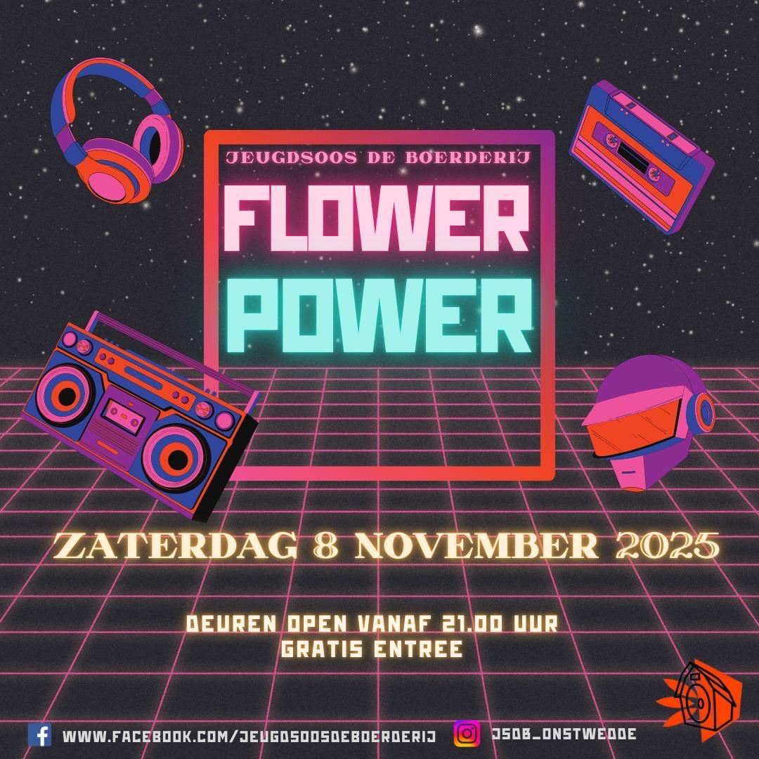 Flower Power in Jeugdsoos de Boerderij op 8 november
