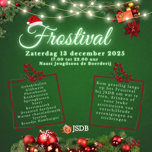 Frostival bij Jeugdsoos de Boerderij op 13 december