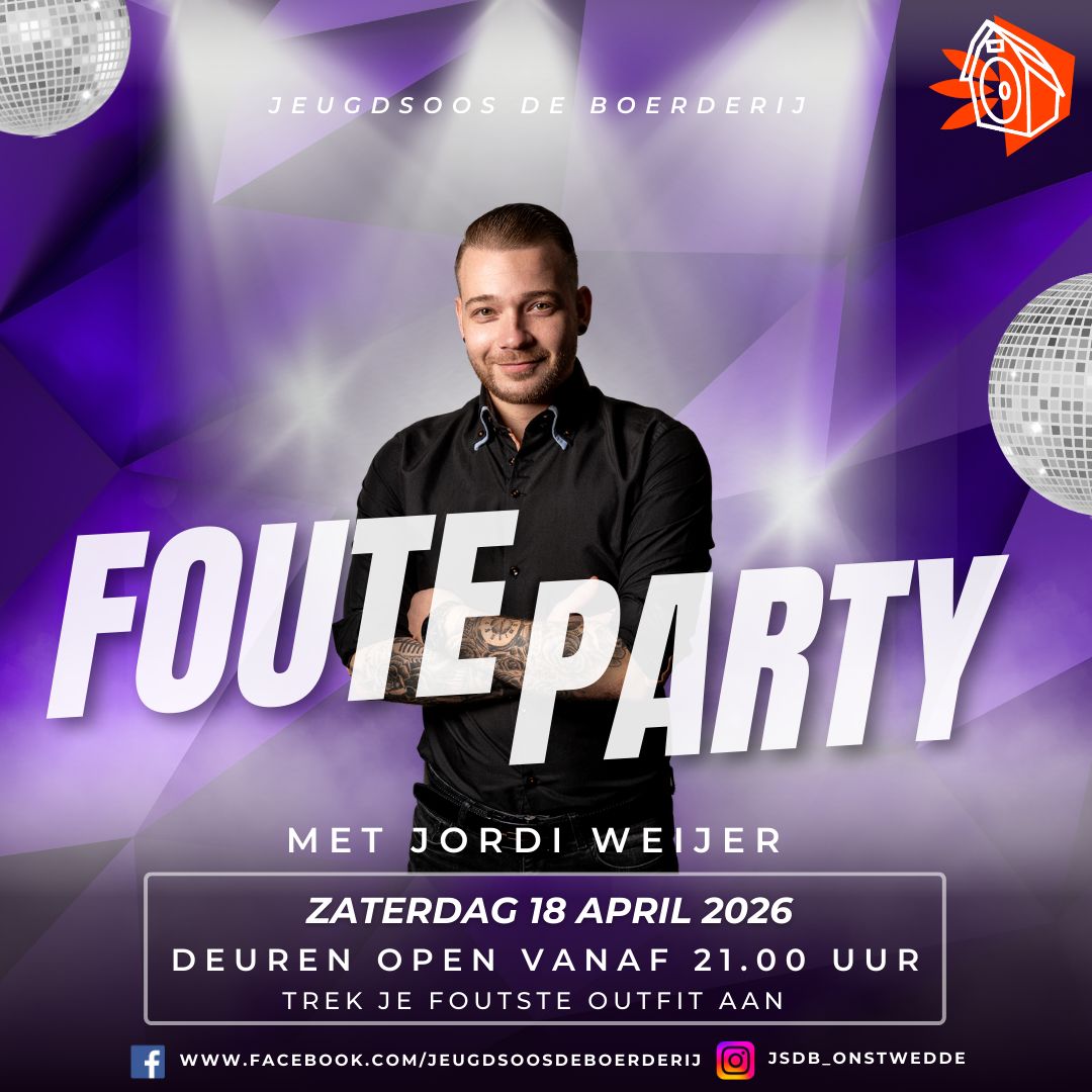 Foute Party met Jordi Weijer