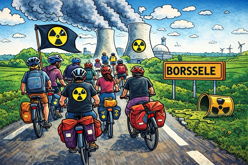 Persbericht van Verenigd Front (kernafval) Gezond