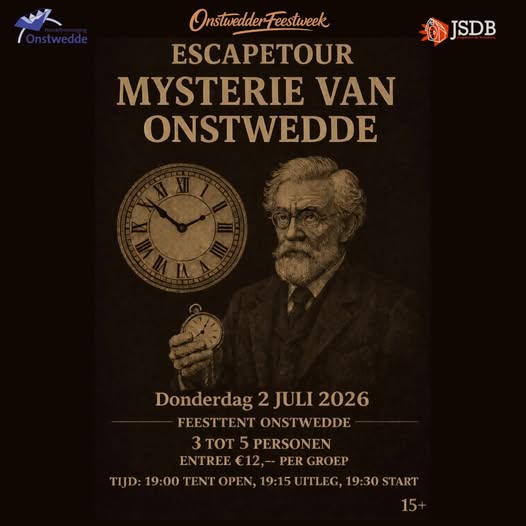 Escapetour tijdens Feestweek Onstwedde op 2 juli