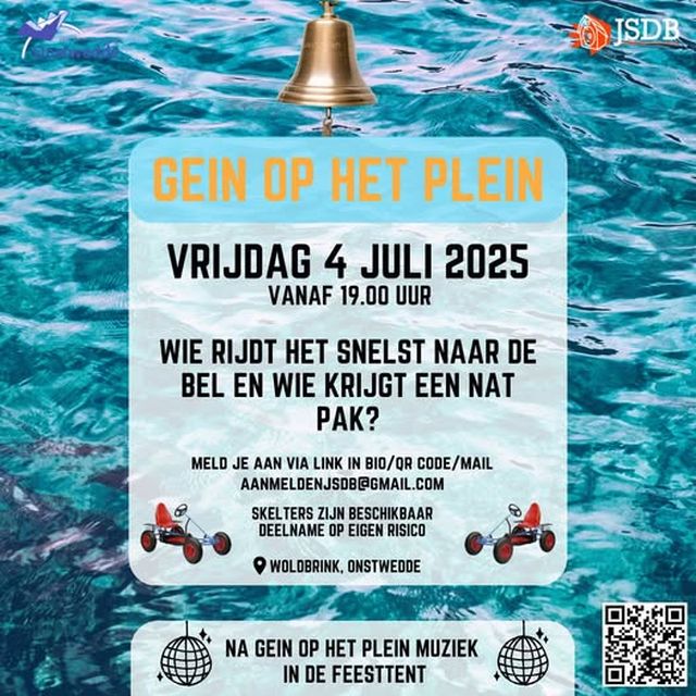Gein op het Plein tijdens Feestweek Onstwedde op 4 juli