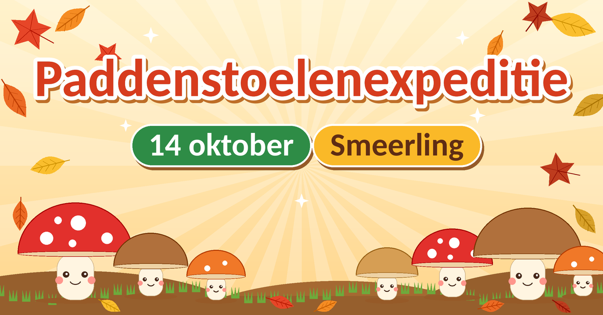 OERRR Paddenstoelenexpeditie Smeerling op 14 oktober