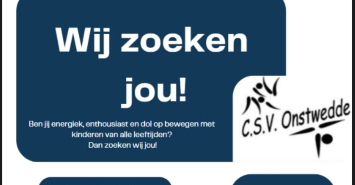 C.S.V. Onstwedde zoekt trainer Dans en Gym 60+