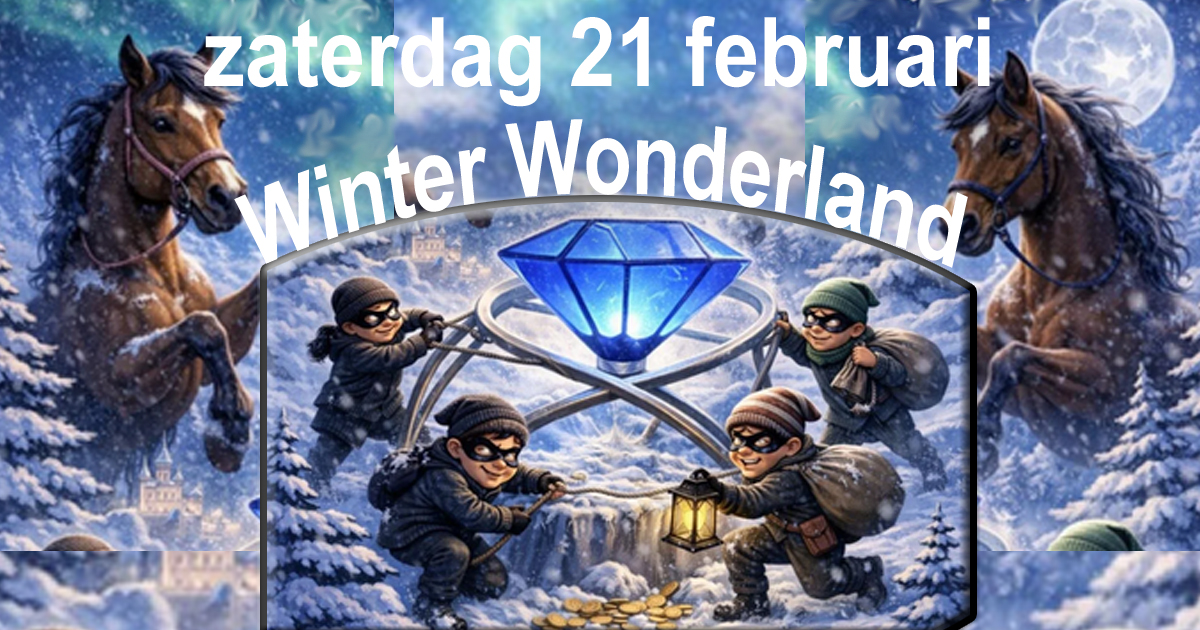 Betoverende showavond Winter Wonderland op zaterdag 21 februari in manege De Driesporen te Onstwedde