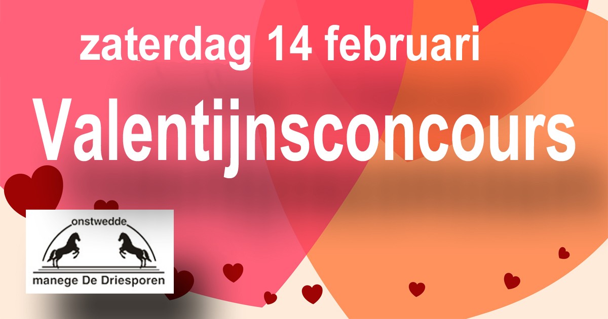 Valentijnsconcours De Driesporen